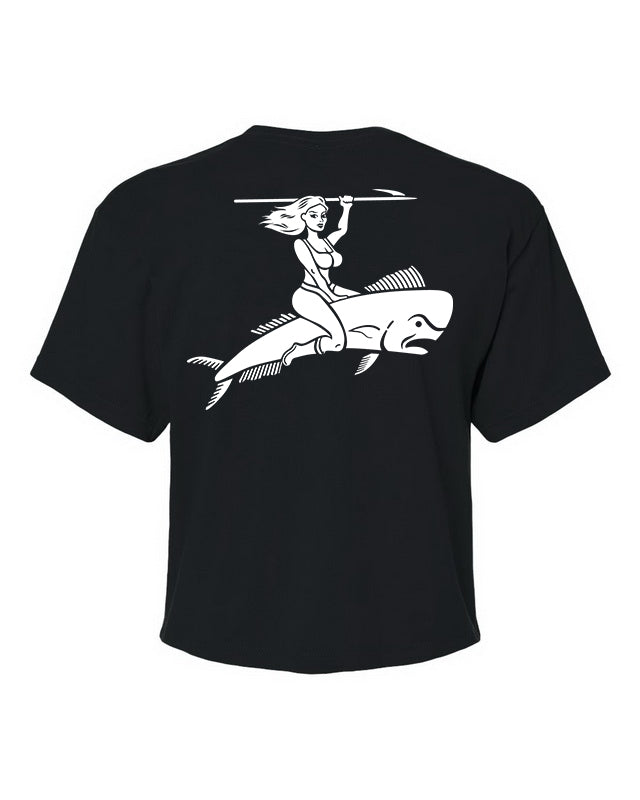 Everyday Cropped Tee (Black)