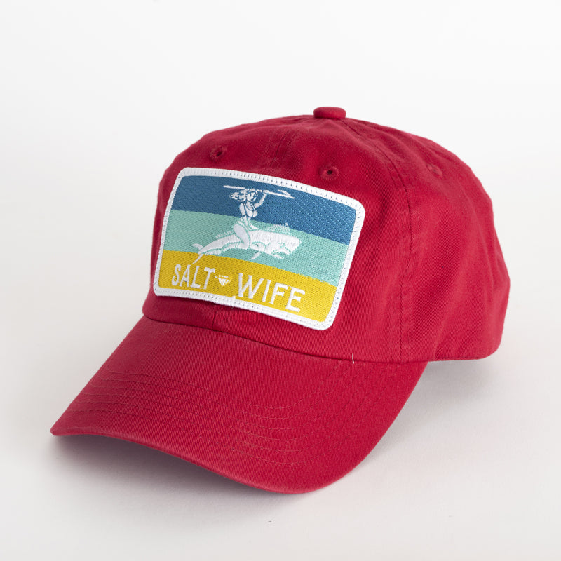 Classic Cap with Patch (Red)